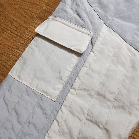 Air Jordan Cozy Girl Utility Puffer Pants Women's S Synthetic-Fill Belted Grey - Picture 6 of 15